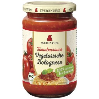 Zwergenwiese Vegetarische Bolognese - Bio - 340ml x 6  - 6er Pack VPE