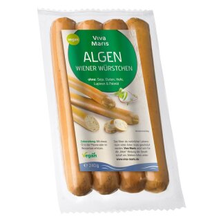 Viva Maris Vegane Algen Wienerwurst - 240g x 6  - 6er Pack VPE