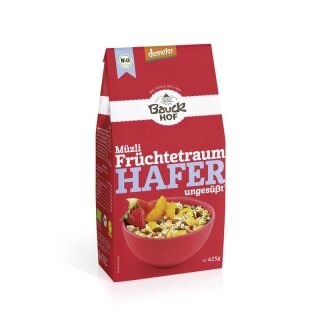 Bauckhof Hafer Müzli Früchtetraum Demeter - Bio - 425g x 8  - 8er Pack VPE