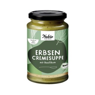 Nabio Erbsen Cremesuppe - Bio - 375ml x 6  - 6er Pack VPE