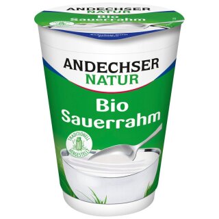Andechser Natur Sauerrahm 10% - Bio - 200g x 10  - 10er Pack VPE