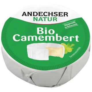 Andechser Natur Camembert 55% - Bio - 100g x 5  - 5er Pack VPE