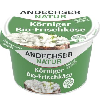 Andechser Natur körniger Frischkäse 20% - Bio - 200g x 6  - 6er Pack VPE