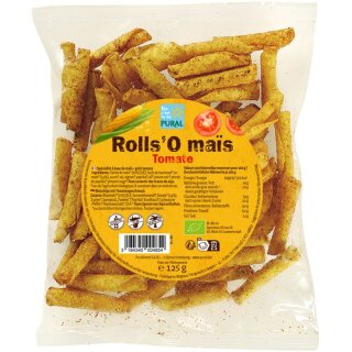 Pural RollsO maïs Tomate - Bio - 125g x 12  - 12er Pack VPE