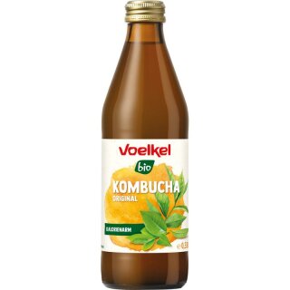 Voelkel Kombucha Original - Bio - 0,33l x 10  - 10er Pack VPE