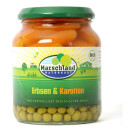 Marschland Erbsen & Karotten 370 ml Gl. - Bio -...