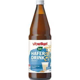 Voelkel Hafer Drink glutenfrei - Bio - 0,75l x 6  - 6er Pack VPE
