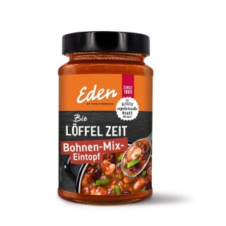 EDEN Löffel Zeit Bohnen-Mix-Eintopf - Bio - 400g x 1  - 1er Pack VPE