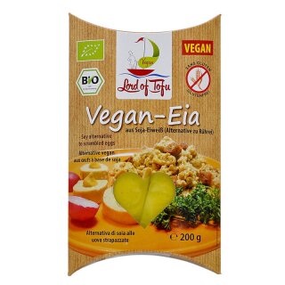 Lord of Tofu Vegan-Eia aus Sojaeiweiß Alternative zu Rührei - Bio - 200g x 5  - 5er Pack VPE