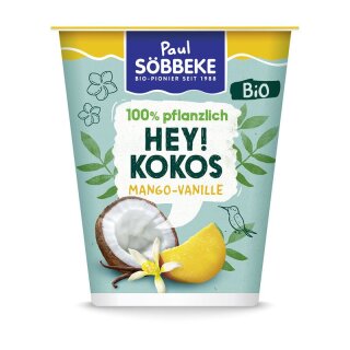 Söbbeke Hey! Kokos Mango-Vanille - Bio - 330g x 6  - 6er Pack VPE