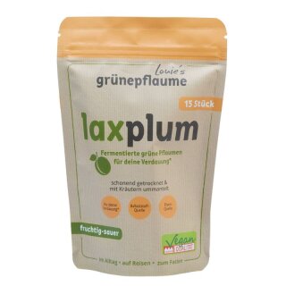 Louie’s Laxplum fermentierte grüne Pflaume 15 Stück - 220g