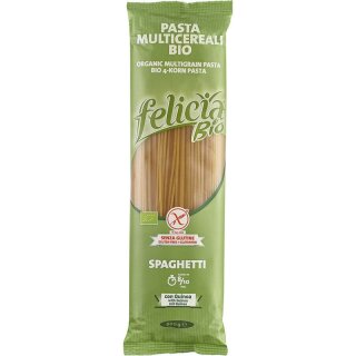 Felicia Bio Mais Reis Buchweizen und Quinoa Spaghetti glutenfrei - Bio - 500g x 12  - 12er Pack VPE