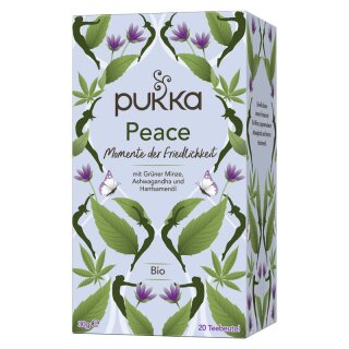 Pukka Kräutertee Peace 20 Teebeutel - Bio - 30g x 4  - 4er Pack VPE