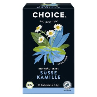 Choice Yogi Tea CHOICE Süße Kamille Bio - Bio - 30g x 6  - 6er Pack VPE