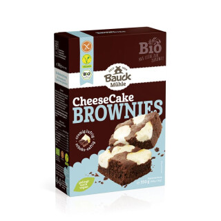 Bauckhof Cheesecake Brownies glutenfrei - Bio - 350g x 6  - 6er Pack VPE