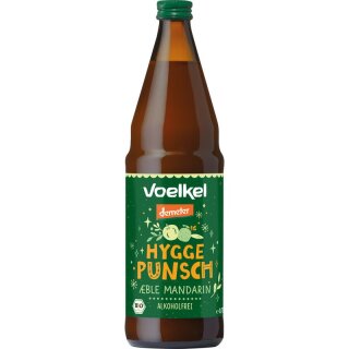 Voelkel Hygge Punsch Apfel Mandarine alkoholfrei - Bio - 0,75l x 6  - 6er Pack VPE
