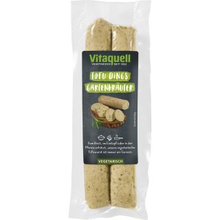 Vitaquell Tofu-Dings Gartenkräuter - 150g x 20  - 20er Pack VPE