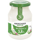 Andechser Natur Jogurt mild 3,8% - Bio - 500g x 6  - 6er...