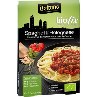 Beltane Biofix Spaghetti Bolognese glutenfrei lactosefrei - Bio - 27g x 10  - 10er Pack VPE