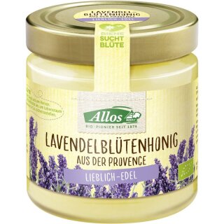 Allos Lavendelblütenhonig - Bio - 500g x 6  - 6er Pack VPE