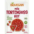 Biovegan Tortenguss rot BIO - Bio - 14g x 12  - 12er Pack...