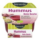 bio-verde Hummus Rote Beete - Bio - 150g x 4  - 4er Pack VPE