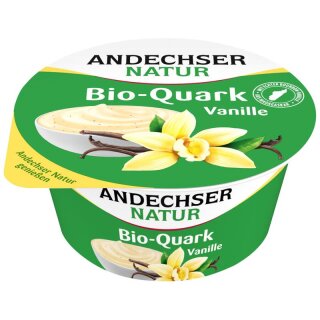 Andechser Natur Fruchtquark Vanille - Bio - 150g x 6  - 6er Pack VPE