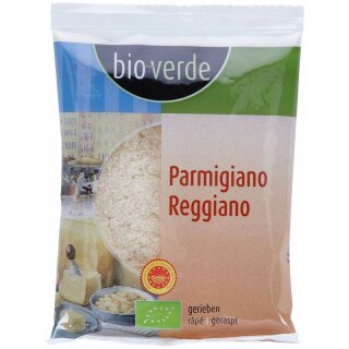 bio-verde Parmigiano Reggiano "Originale" gerieben D. O. P. - Bio - 40g x 10  - 10er Pack VPE