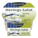 bio-verde Herings-Salat mit feinem Dill - Bio - 150g x 4...