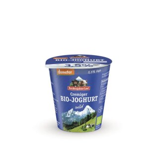 Berchtesgadener Land Joghurt mild 3,5% Fett Demeter - Bio - 150g x 10  - 10er Pack VPE