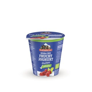 Berchtesgadener Land Joghurt laktosefrei Himbeere 3,9% Fett NL-Fair - Bio - 150g x 10  - 10er Pack VPE