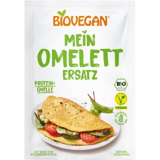 Biovegan Mein Omelett-Ersatz BIO - Bio - 43g x 15  - 15er Pack VPE