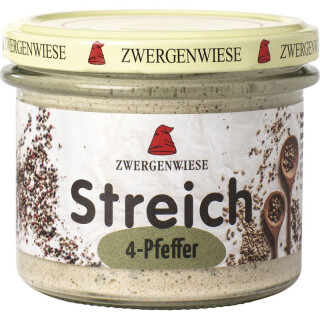 Zwergenwiese 4-Pfeffer Streich - Bio - 180g x 6  - 6er Pack VPE