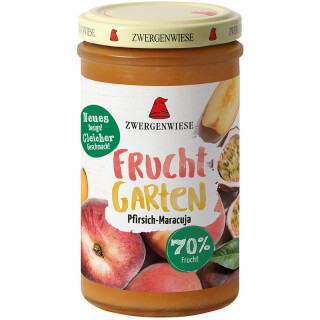 Zwergenwiese FruchtGarten Pfirsich-Maracuja - Bio - 225g x 6  - 6er Pack VPE