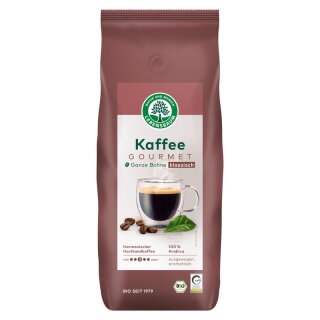 Lebensbaum Kaffee Gourmet klassisch ganze Bohne - Bio - 1000g x 4  - 4er Pack VPE