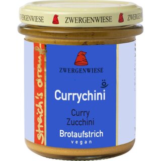 Zwergenwiese streich´s drauf Currychini - Bio - 160g x 6  - 6er Pack VPE