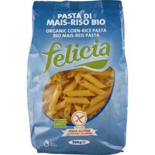 Felicia Bio Mais-Reis Penne glutenfrei - Bio - 500g x 12  - 12er Pack VPE