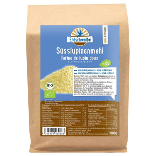 Erdschwalbe Süsslupinenmehl - Bio - 1kg x 4  - 4er Pack VPE