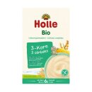 Holle Vollkorngetreidebrei 3-Korn - Bio - 250g x 6  - 6er...