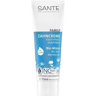 Sante FAMILY Toothpaste Minze mit Fluorid - 75ml x 6  - 6er Pack VPE
