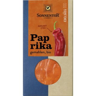 Sonnentor Paprika edelsüß gemahlen - Bio - 50g x 6  - 6er Pack VPE