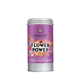 Sonnentor Flower Power Gewürzblüten Streudose - Bio - 40g x 6  - 6er Pack VPE