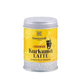 Sonnentor Kurkuma Latte Ingwer Dose - Bio - 60g x 5  - 5er Pack VPE