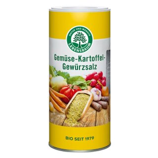 Lebensbaum Gemüse-Kartoffel-Gewürzsalz - Bio - 150g x 6  - 6er Pack VPE