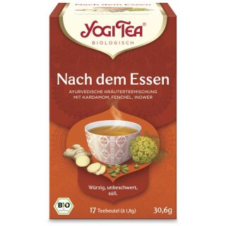Yogi Tea Nach dem Essen Bio - Bio - 30,6g x 6  - 6er Pack VPE