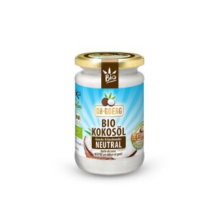 Dr. Goerg Premium Kokosöl neutral Kokosspeisefett - Bio - 200ml x 6  - 6er Pack VPE