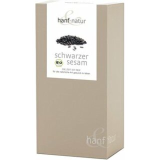 hanf & natur Sesam schwarz - Bio - 250g x 6  - 6er Pack VPE