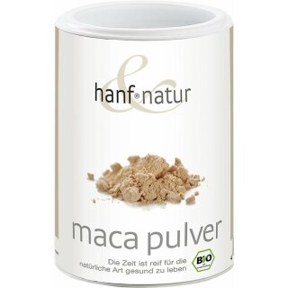 hanf & natur Maca Pulver - Bio - 150g x 6  - 6er Pack VPE
