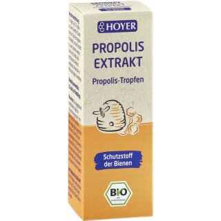 HOYER Propolis Extrakt flüssig BIO - Bio - 30ml x 5  - 5er Pack VPE