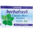 HOYER herbafresh Classic Mint Pastillen - Bio - 17g x 12...